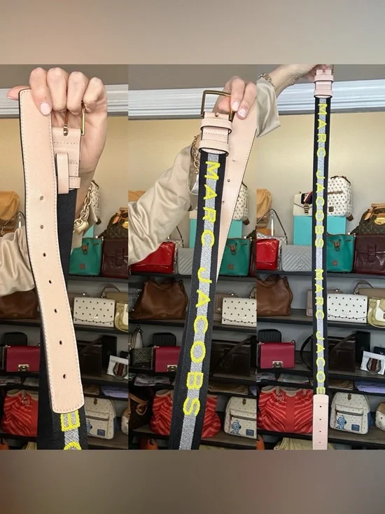 Marc Jacobs Snapshot Convertible Belt Bag Crossbody Tri-Color Saffiano Leather - Picture 10 of 12